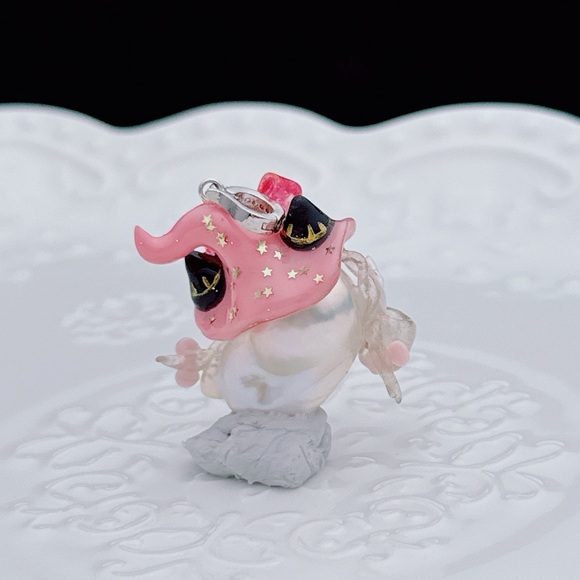 1016 New Handmade Flame Ball Pearl One of a kind Detachable Pendants - Picture 9 of 16